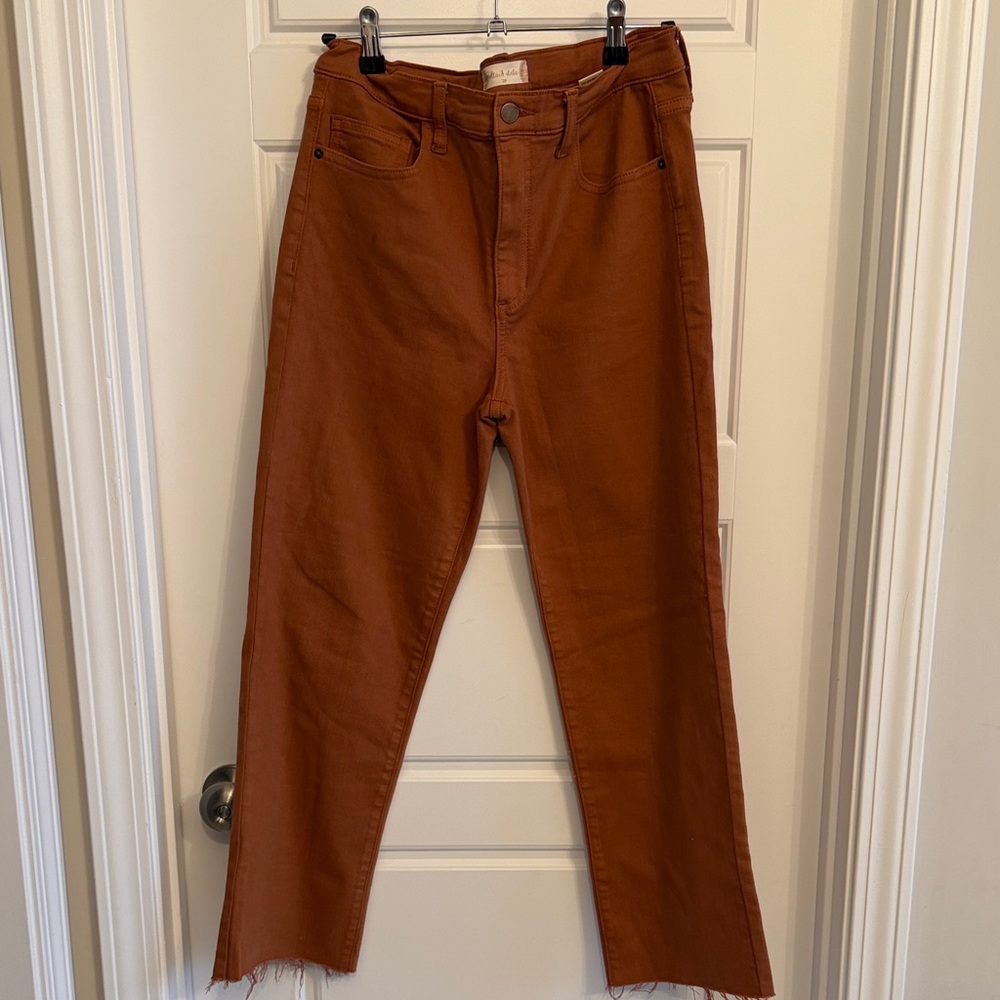 Altar'd State Terracotta High-Waisted Pants
